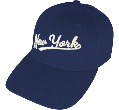 Gorra Béisbol Con Bordado 3d Grande Nueva York, Ajustable,