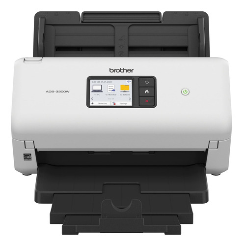 Escáner De Escritorio Brother Ads-3300w Inalámbrico 40 Ppm