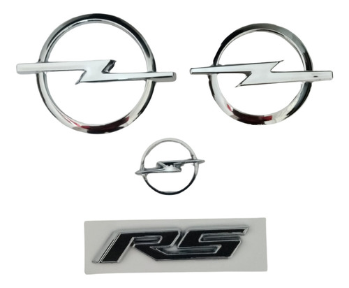 Emblemas Opel Rs Kit 4 Unidades Corsa Active Wind