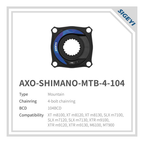 Potenciómetro Sigeyi Axo Shimano Mtb 104 Bicicletas