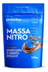 Massa Nitro Probiótica Hipercalórico Sabor Chocolate 2,52kg - Foto oficial e menor preço