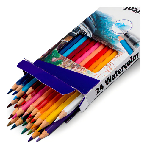 Set De 8 Lápices De Colores Surtidos Pentel Arts 24 Unidad