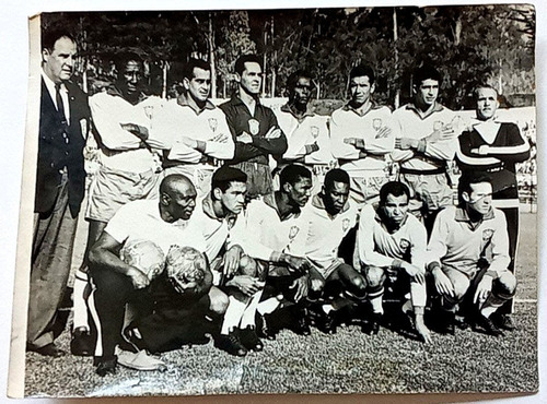 Foto Selección Brasil Pele 1960 Garrincha