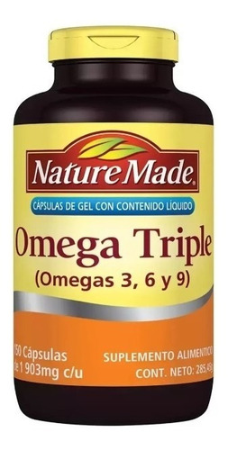 Nature Made Omega Triple 3, 6 Y 9 150 Caps