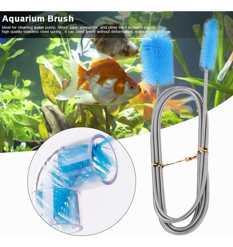 Cepillo 200 Cm Limpia Manguera Tubo Filtro Lily Pipe Acuario