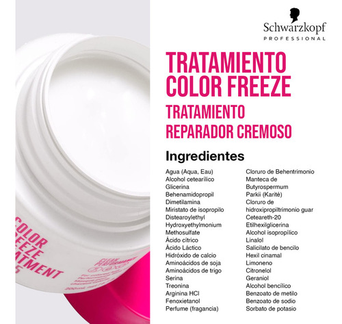 Bonacure Color Freeze Mascarilla Para Cabello Teñido 200 Ml