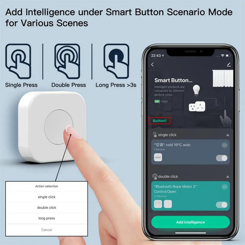 A Automação De Botões De Dispositivos Zigbee Funciona Com O