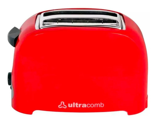 Imagen 4 de 10 de Tostadora Electrica Ultracomb Roja 2 Panes 750w 7 Niveles