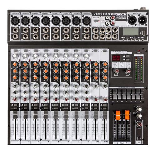      Mesa De Som Soundcraft  Sx1202fx-usb