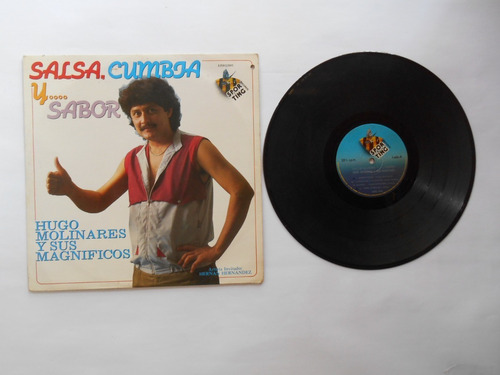 Lp Vinilo Hugo Molinares Salsa Cumbia Y Sabor Colombia 1984