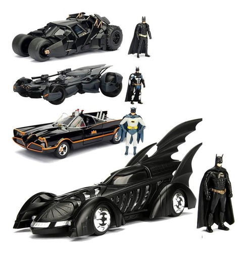 Auto + Figura Batman Batmobile Metal Die Cast Original