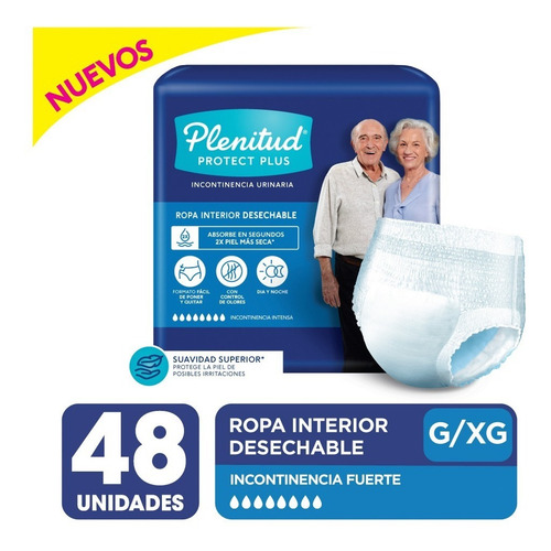 Imagen 1 de 3 de Plenitud Protect Plus Ropa Interior X 16 Pack X 3