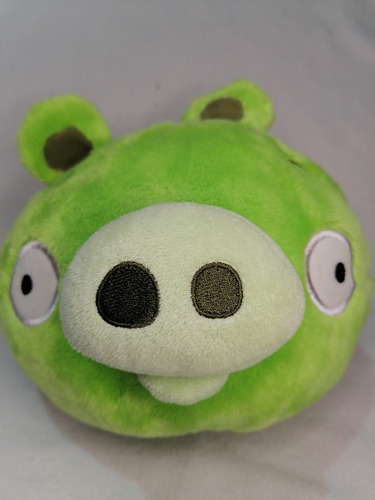 Peluche Original Cerdo Verde Angry Birds Rovio 18x20cm.