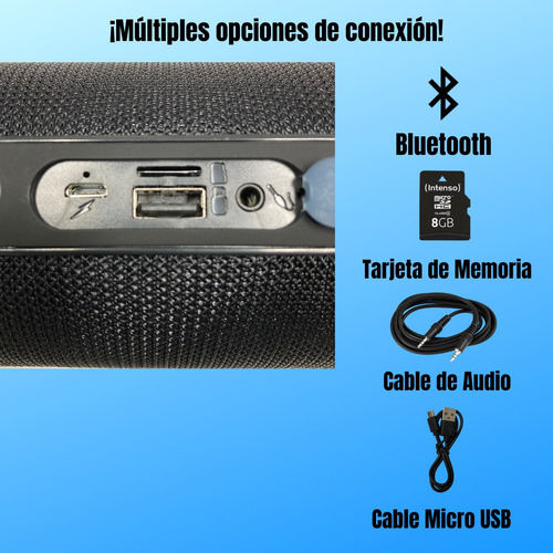 Parlante Portátil Bluetooth Tyg 116 Con Mp3 De Regalo