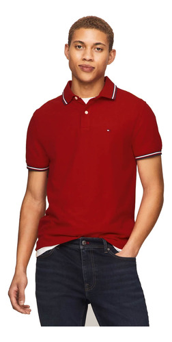 Polo Tommy Hilfiger Hombre Regular Fit Rojo