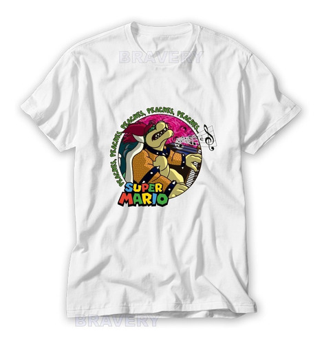 Remera Mario Bros - Bowser Peach Peach 