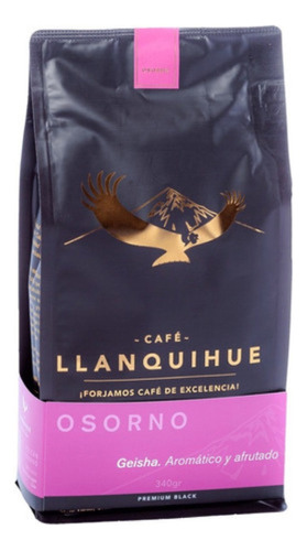Café Llanquihue Premium Black Osorno Grano Entero 340 Gr