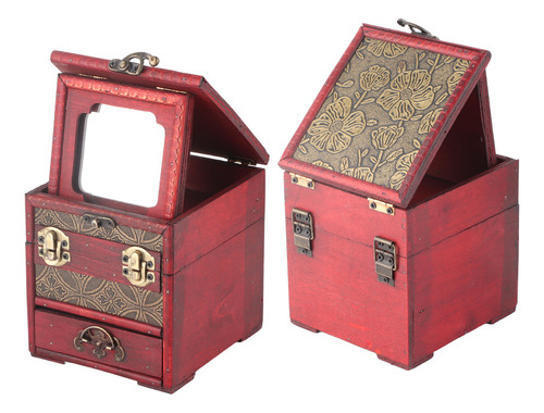 Cajón De Almacenamiento Antiguo Multicapa Para Joyas De Made