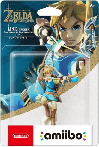 Link Archer The Legend Of Zelda Botw Nintendo Amiibo Nuevo