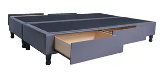 Cama Con 2 Cajones Plaza Y Media 90 X 190