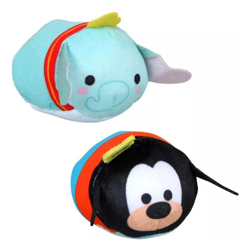 Minnie Y Mickey Mouse Y 7 Personajes Mas Miniatura Peluche