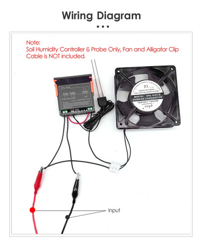 Controlador Digital De Umidade Do Solo Ac110v-220v 10a Mini