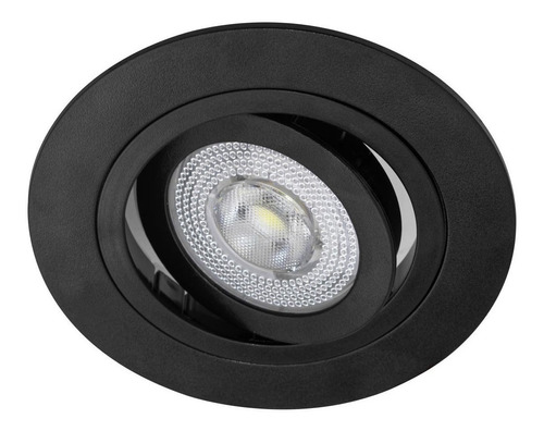 Spot Embutir Conecta Abs P/par20 Dl152par20 Bella St2746 Cor Preto 110V/220V