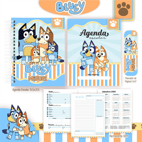 Kit Digital 2025 Volta As Aulas 15 - Bluey
