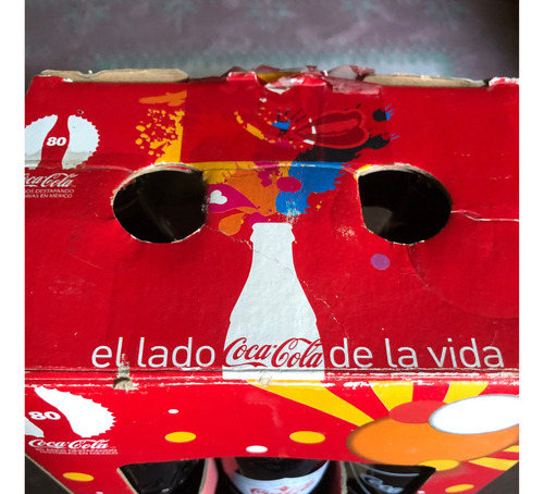 Colección De 5 Botellas De Coca Cola De Los Años 80 (Usado)