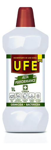 Desinfetante De Alta Performance Ufe Cítrica 1l