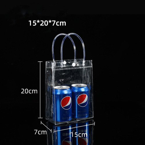 \ Bolsa De Regalo De Pvc Reutilizable Con Asa 30-(15*20*7cm)