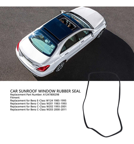 Sello Goma De La Ventana Del Techo Solar Del Coche For Benz