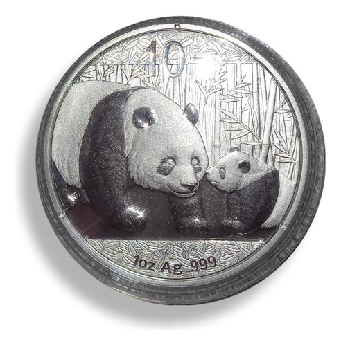 Moneda De Plata Panda De China 2011 - 1 Onza .999 Ag