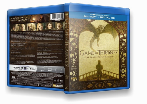 Série Bluray: Game Of Thrones 5ª Temporada Completa
