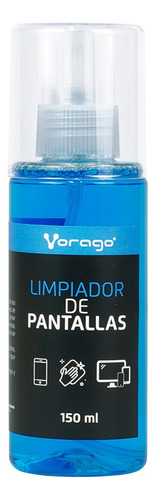 Limpiador De Pantallas Cln-109 Vorago 150ml Microfibra