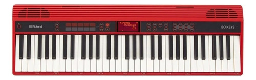Teclado musical Roland Go:Keys GO-61K 61 teclas vermelho
