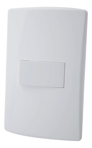 Imagen 1 de 1 de Interruptor Sencillo Conmutable Spazio Blanco Ciles