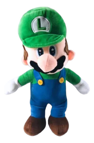 Peluche Luigi Super Mario Bross 25 Cms Aprox 