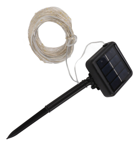 Tira De Luces Solares Led 200 Led A Prueba De Agua