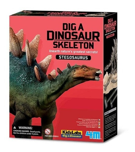 Juguete Dinosaurio Esqueleto De Stegosaurus - Marca: 4m