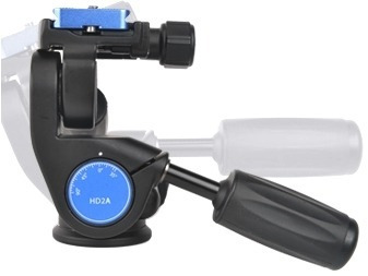 Imagem 5 de 7 de Cabeça De Tripé Panhead 3d Benro Hd2a De 3 Vias P/ 8kg