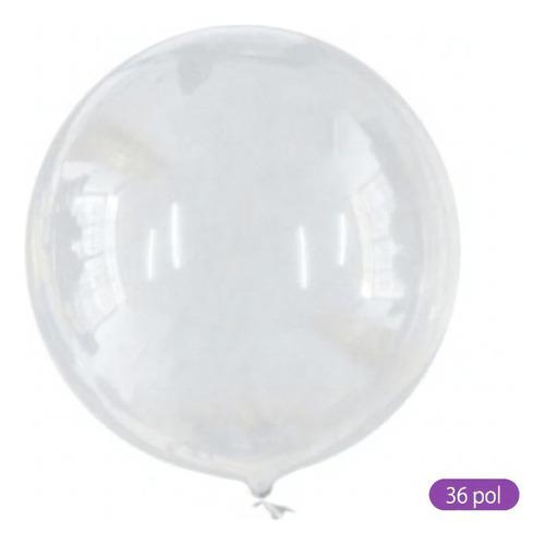 Balão Bubble 36 Polegadas Hipefesta Decoração 90cm A Unid
