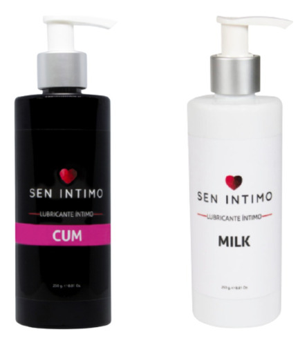 Sen Intimo Lubricantes Cum 250 Ml + Milk 250ml Con Invima 