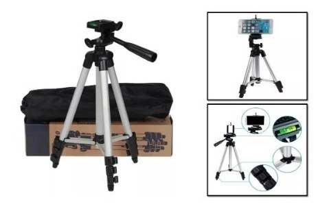 Tripode Camara Celular De Aluminio Extendible + Bolso Viaje