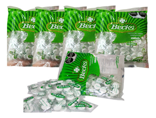 Caramelo Becks 200p Pastilla Yerbabuena Inglesa Aliento E
