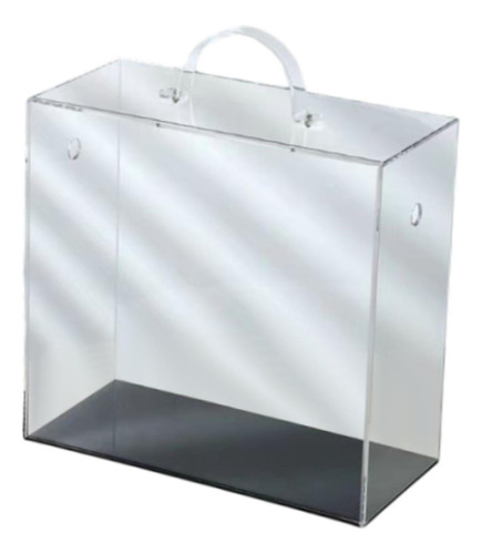 Caja De Flores Eternas De Acrílico Portátil, 35x17x30cm