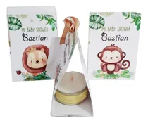 Comprar Souvenirs Baby Shower Velitas De Noche Animales Selva X25u