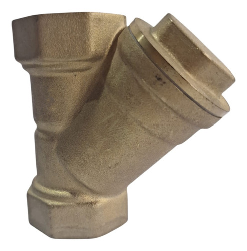 Filtro Tipo Y Industrial De 1/2 De Latão Com Tela Em Aço Inox Alta Durabilidade