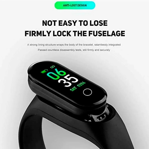 Reloj de pulsera digital M3 Smart Band Smart Health
