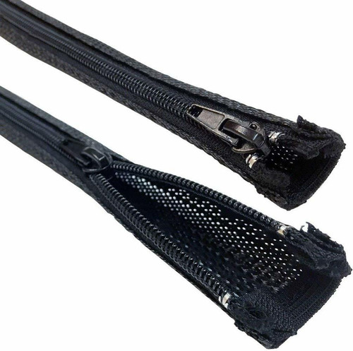 1/2  Expandable Braided Zipper Sleeving Wrap - Length: 5